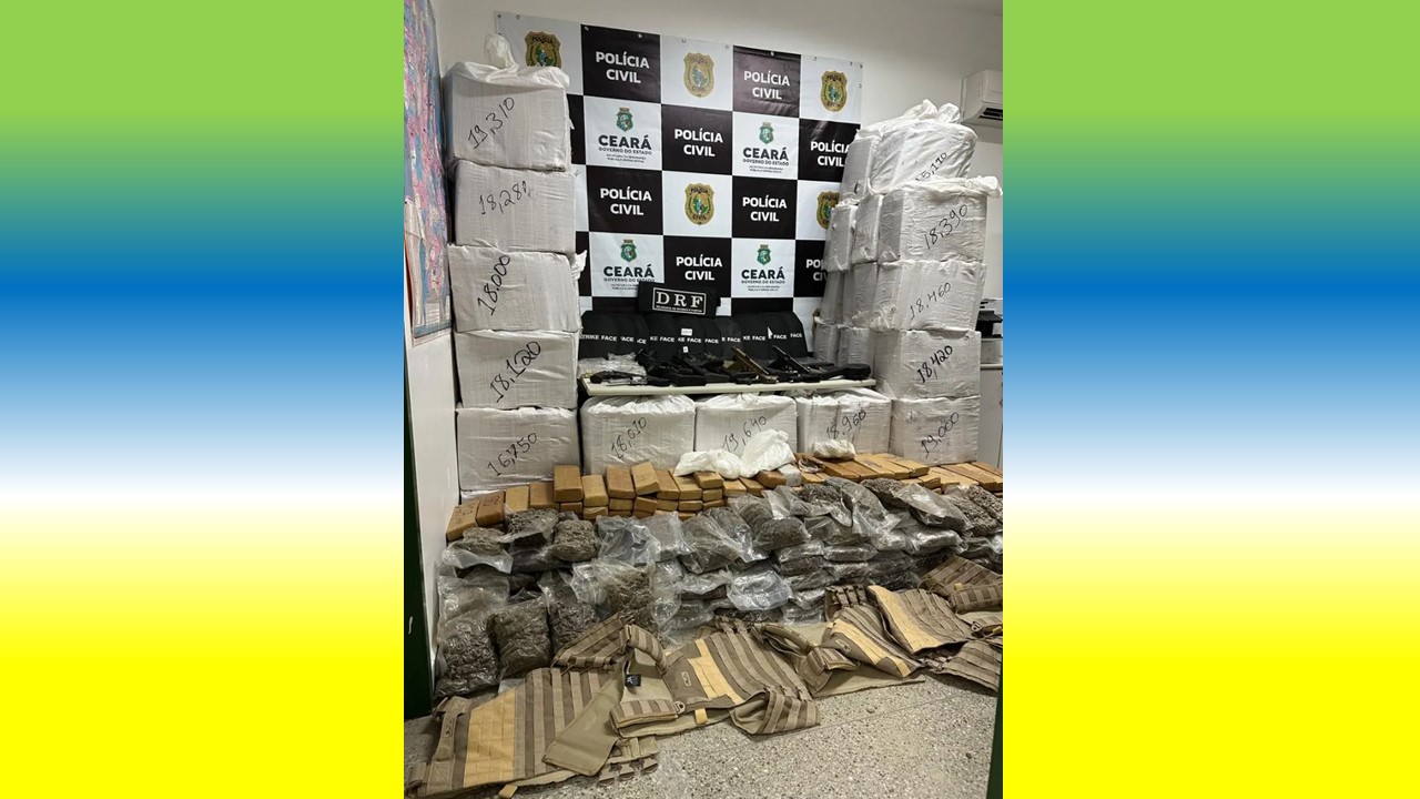 Em Aquiraz, Uma Tonelada de Drogas é Apreendida em Bunker