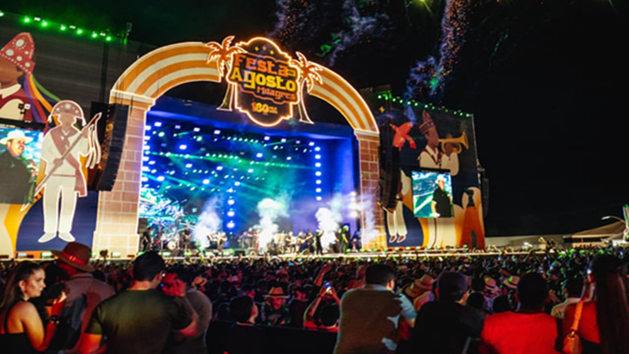 Em Milagres, Público da Festa de Agosto Chegou a 22,5 Mil nos Dias dos Shows e Movimentou R$ 6 Milhões no Evento