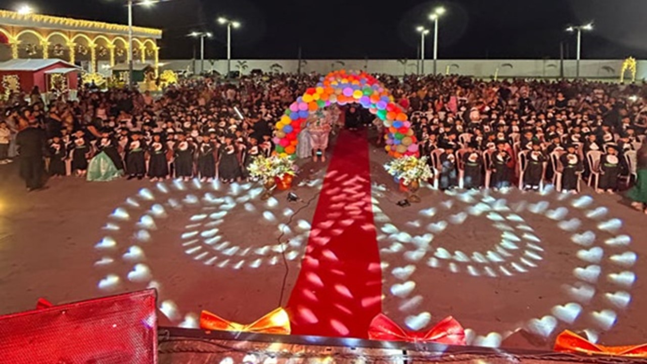 Em Milagres, Formatura do 9º Ano da Rede Municipal no Parque de Eventos