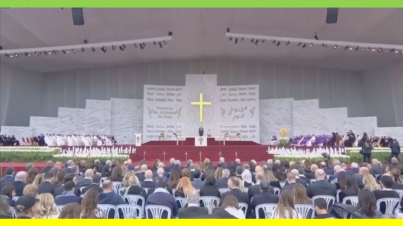 150 Mil Pessoas Participaram de Celebração do Papa Leão XIV no Líbano