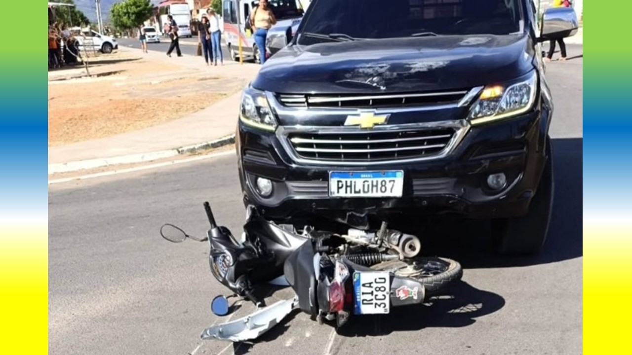 Em Crato Acidente de Trânsito no Mirandão Deixa Mulher Ferida