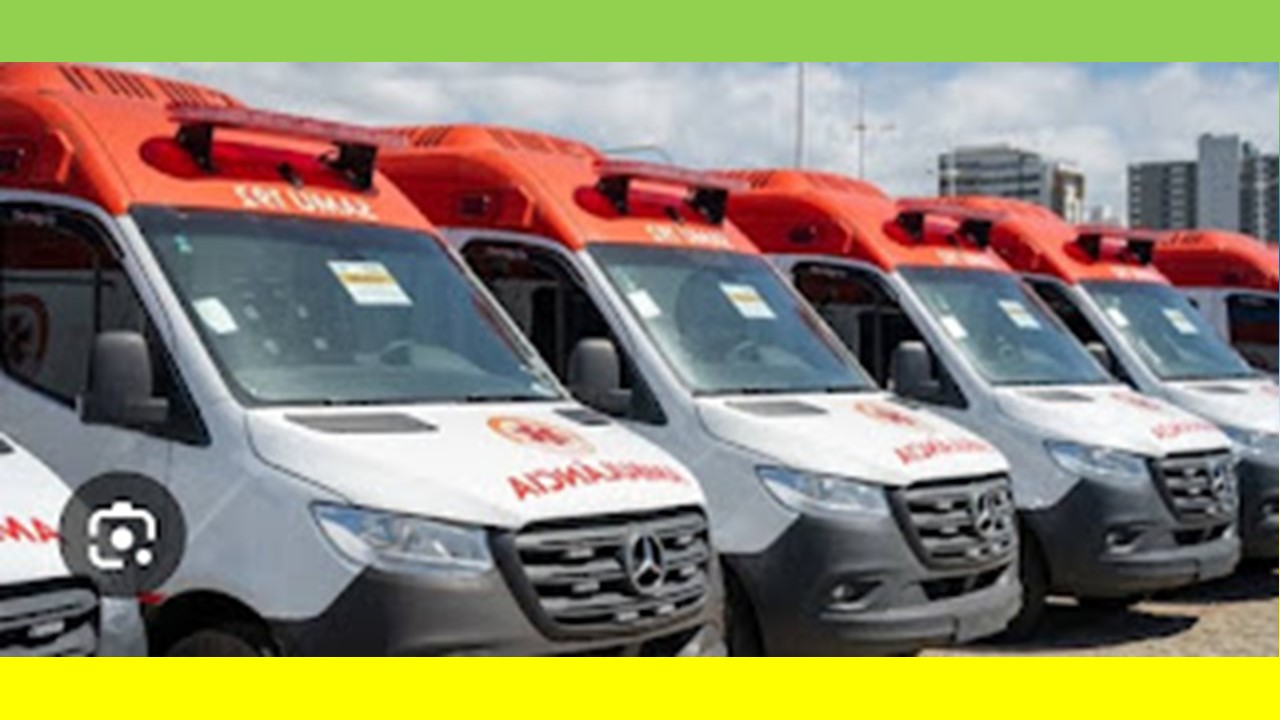 Ministério da Saúde Contempla Ceará Com Mais 11 Ambulâncias Para o Samu 192