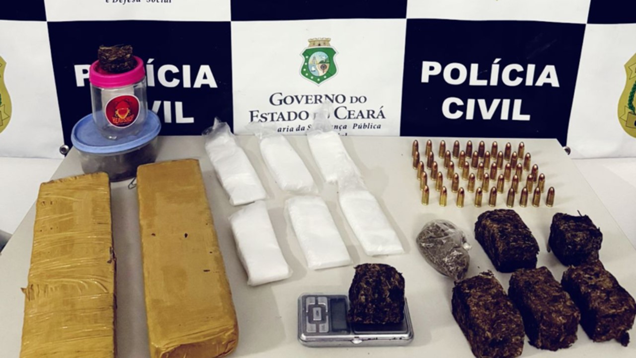 Em Juazeiro do Norte, Polícia Civil Prende Dois Suspeitos Por Tráfico de Drogas e Munições