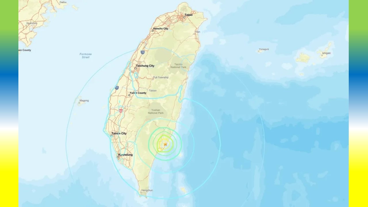 Terremoto de Magnitute 6 Atinge Taiwan